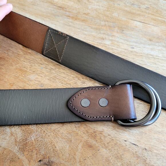 Banana Republic Olive Green Belt M 34/36 - Picture 4 of 8